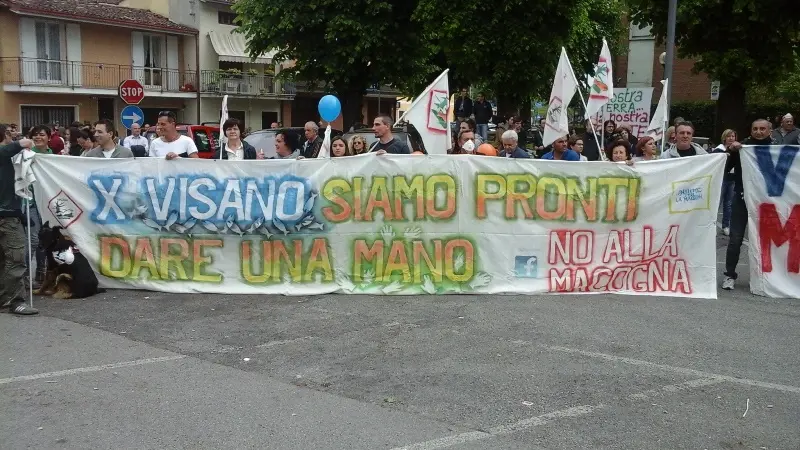 Visano, a migliaia in corteo contro l'inquinamento