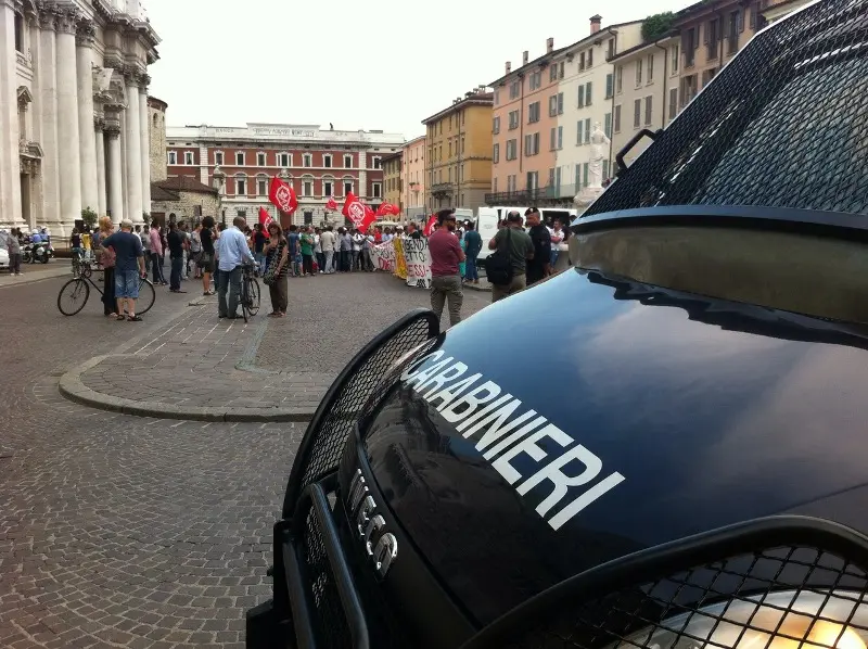 La manifestazione per le vie del centro