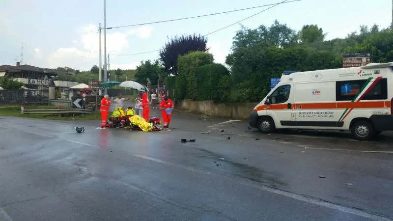 Tragico schianto a Cazzago