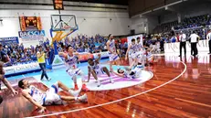 Basket Centrale, Esultanza a fine gara