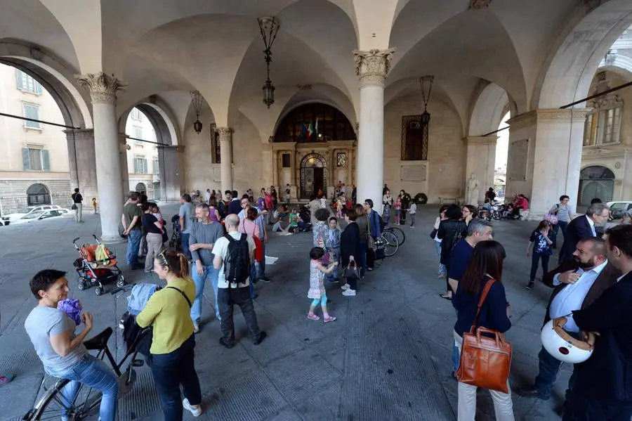 La manifestazione per le scuole del centro