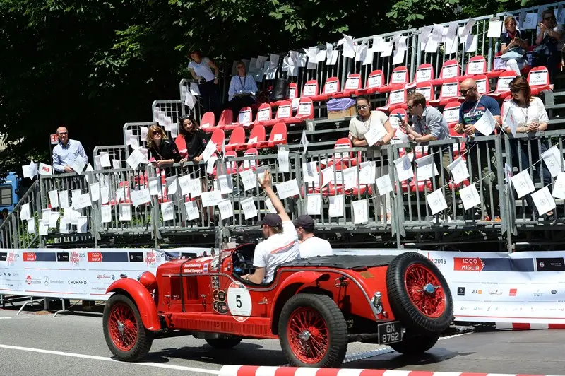 Mille Miglia, l'arrivo