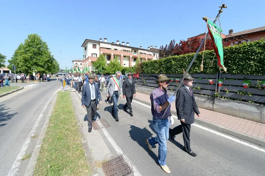 L'inaugurazione del monumento delle Penne Nere