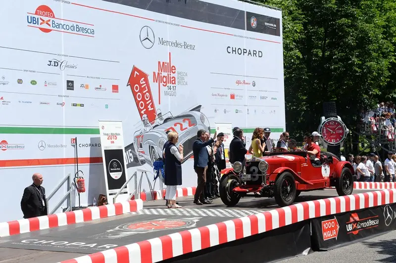 Mille Miglia, l'arrivo