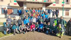La conclusione della camminata alpina alla sede sezionale di Brescia