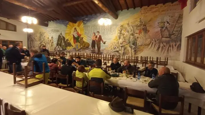 Prevalle, il ristoro degli alpini