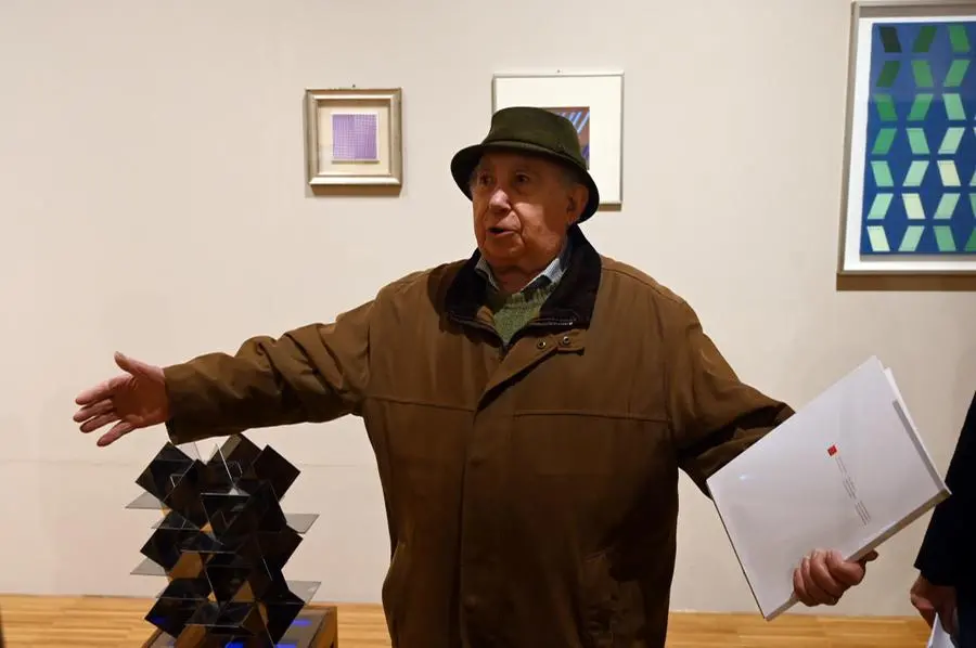 L'anteprima della mostra «L’inganno ottico - Opere d’arte cinetica dalla Donazione Paci»