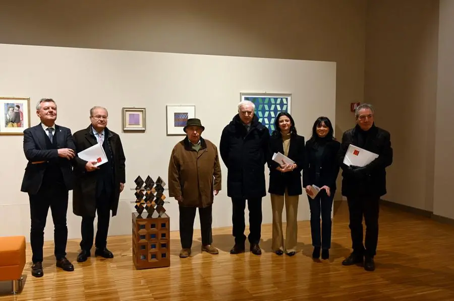L'anteprima della mostra «L’inganno ottico - Opere d’arte cinetica dalla Donazione Paci»