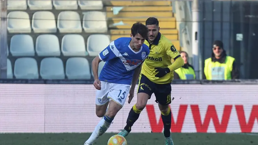 Andrea Cistana durante Modena-Brescia il 13 gennaio scorso