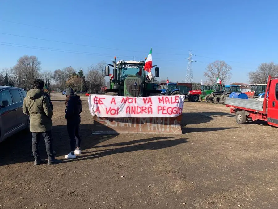 Il quinto giorno di protesta degli agricoltori