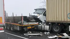 L'incidente lungo l'autostrada A21
