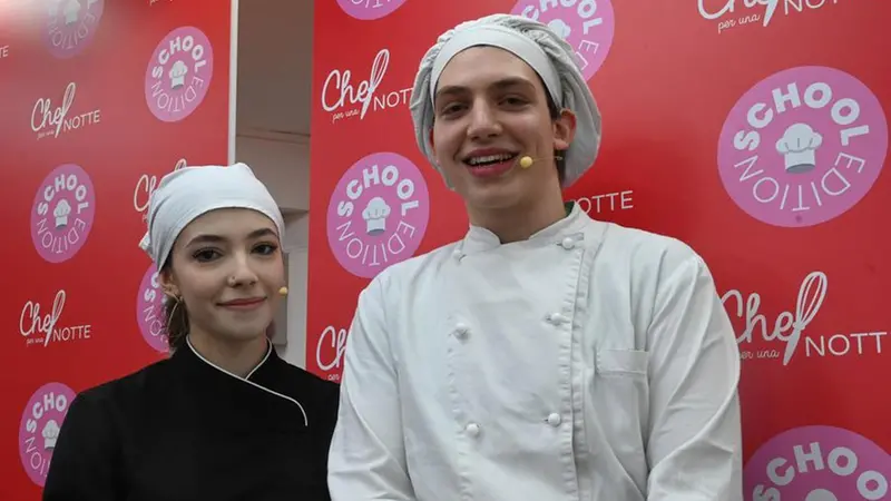 Annalisa Pigozzi e Manuel Treccani, studenti dell'isituto alberghiero Mantegna