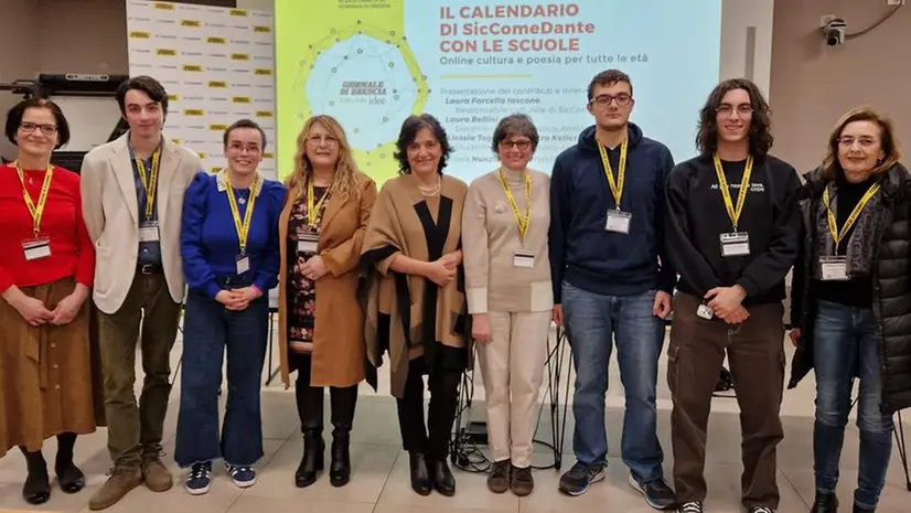 La presentazione del calendario «dantesco» digitale in Sala Libretti