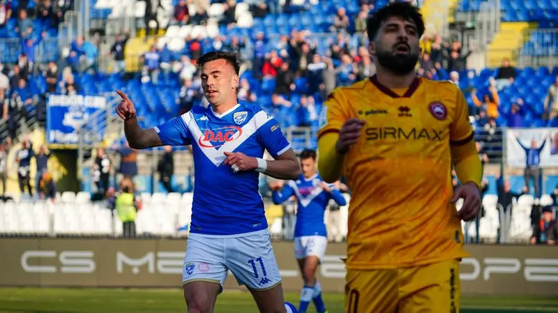 Gabriele Moncini, 6 gol come Borrelli, è l'altro bomber del Brescia - Foto New Reporter Rossini © www.giornaledibrescia.it