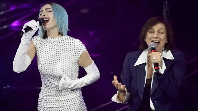 Rose Villain con Gianna Nannini nella serata dei duetti