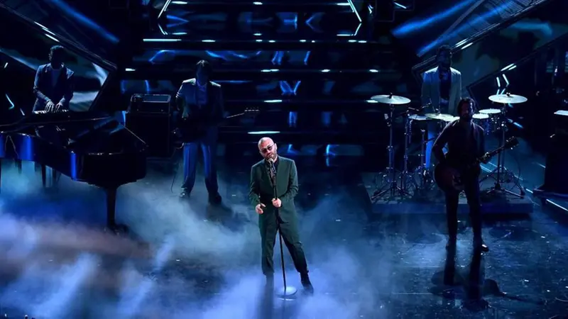 I Negramaro sul palco dell'Ariston