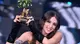 Angelina Mango with the trophy after winning the Sanremo Italian Song Festival at the Ariston theatre during the 74th Sanremo Italian Song Festival, Sanremo, Italy, 10 February 2024. The music festival will run from 06 to 10 February 2024. ANSA/ETTORE FERRARI