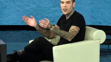 Fedez durante la trasmissione televisiva Che Tempo Che Fa, 29 ottobre 2023.
ANSA/ MARIO ROMANO