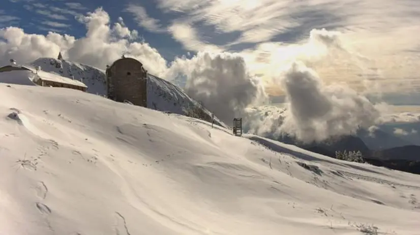 La neve caduta in Guglielmo nel fine settimana