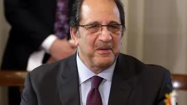 epa06846875 (FILE) - Egyptian acting head of Intelligence Abbas Kamel attends a meeting of Egyptian and Sudnaese Foreign Ministers and heads of intelligence at Tahrir Palace, in Cairo, Egypt, 08 February 2018 (Reissued 28 June 2018). On 28 June 2018 Egyptian President Abdel Fattah al-Sisi appointed General Abbas Kamel as the Head of the Egyptian General Intelligence Directorate after being its acting director since 18 January 2018. EPA/KHALED ELFIQI *** Local Caption *** 54096321