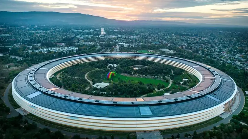 La sede di Apple a Cupertino nella Silicon Valley