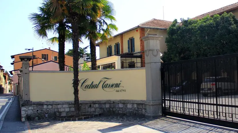 L’ingresso della Cedral Tassoni, storica azienda produttrice di liquori e bibite