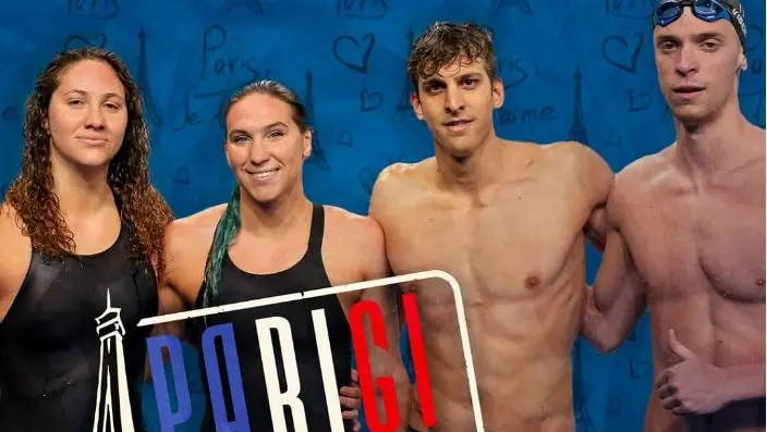 Il «plauso» della Federnuoto alla 4x100 mista mista