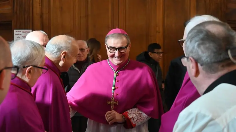 Il pontificale del vescovo Tremolada nella chiesa di San Faustino
