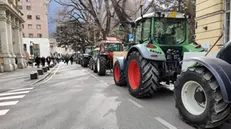 Protesta degli agricoltori a Bolzano 
