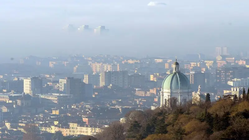 Una veduta della città di Brescia - Foto Marco Ortogni/Neg © www.giornaledibrescia.it