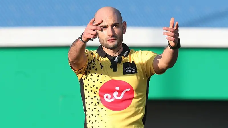 Andrea Piardi, arbitro internazionale di rugby - Foto Daniele Resini/Fotosportitq