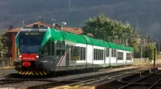 Il treno della Brescia-Iseo-Edolo - Foto © www.giornaledibrescia.it