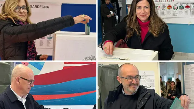 Amministrative in Sardegna, i 4 candidati al votoIn senso orario, dall'alto: Chessa, Todde, Soru e Truzzu