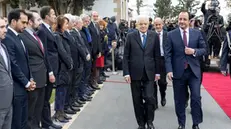 Nicosia - Il Presidente della Repubblica Sergio Mattarella e il Presidente della Repubblica di Cipro Nikos Christodoulides, oggi 26 febbraio 2024..
(Foto di Paolo Giandotti - Ufficio per la Stampa e la Comunicazione della Presidenza della Repubblica)