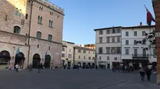 Palazzo Trinci e piazza Repubblica Foligno