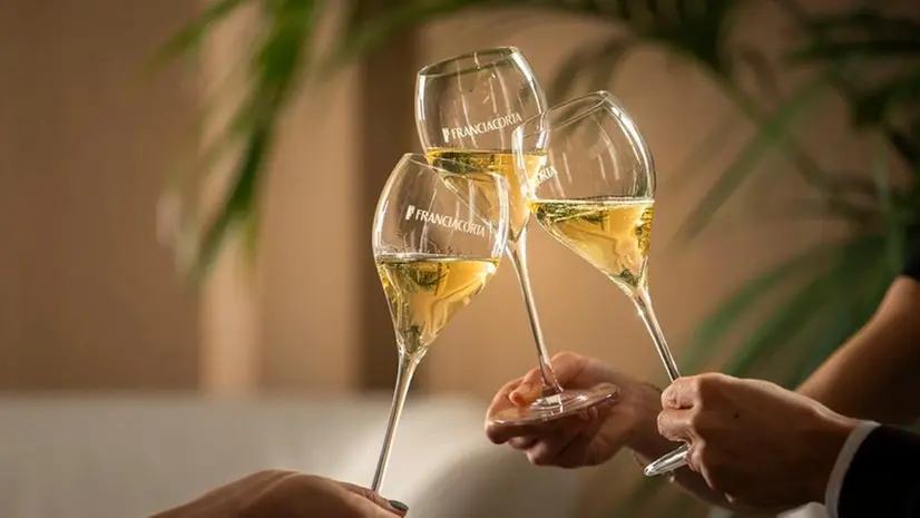 Calici di bollicine Franciacorta