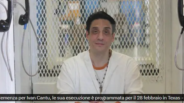 Una immagine di Ivan Cantu postata da Sant'Egidio durante la raccolta di firme per chiedere clemenza. Ivan Cantu è stato condannato nel 2000 per l'omicidio del cugino James Mosqueda e della fidanzata di lui Amy Kitchen. Fino all'ultimo istante di vita si è dichiarato innocente X SANT'EGIDIO NPK