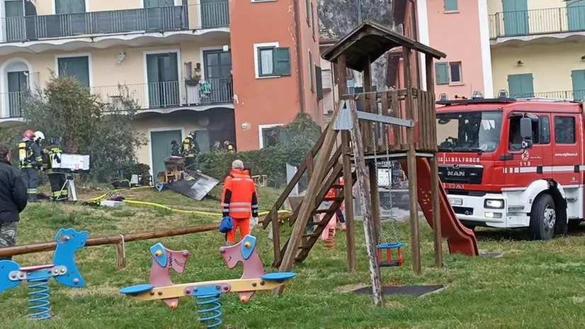 Incendio a Campione