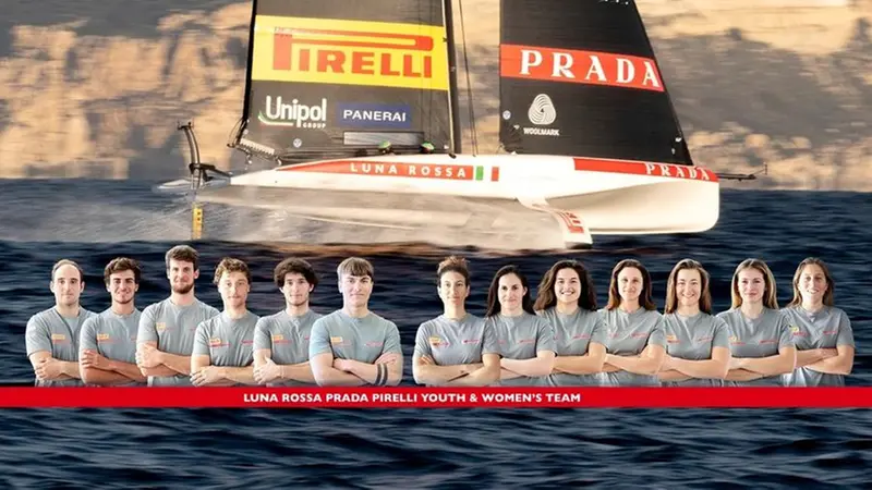 Il team Luna Rossa Prada Pirelli Youth&Women