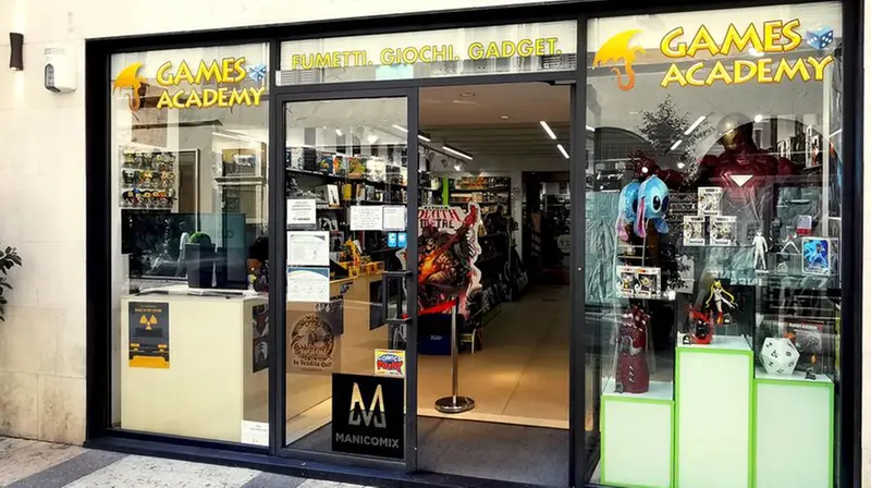 La fumetteria Games Academy in corso Palestro