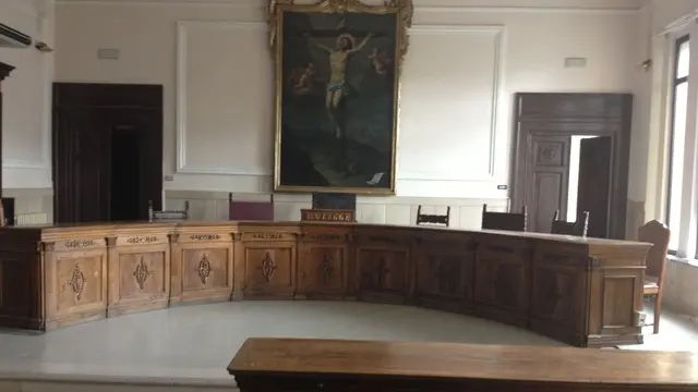 Aula della Corte d'appello di Catanzaro