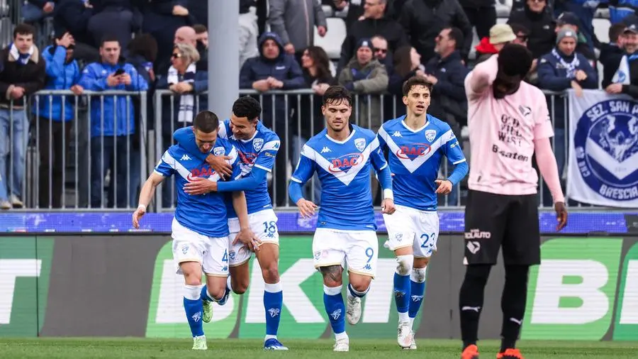 Brescia-Palermo, il match al Rigamonti