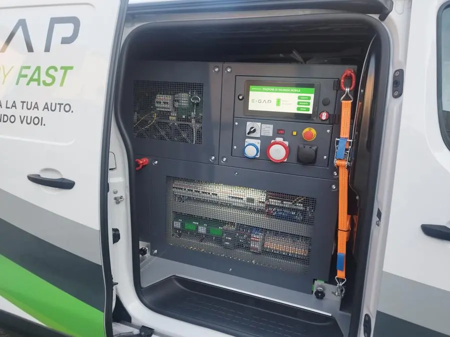 La stazione di ricarica rapida E-Gap