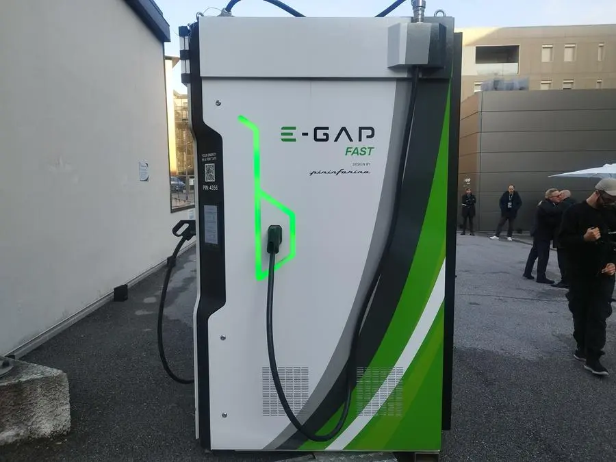 La stazione di ricarica rapida E-Gap