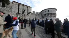 Il Castello di Brescia preso d'assalto dai turisti - Foto Giovanni Benini/Neg © www.giornaledibrescia.it
