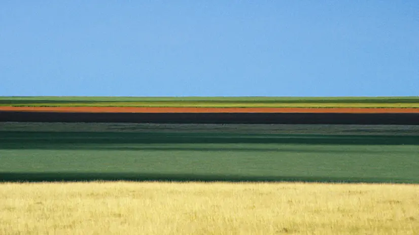 Alcune delle opere di Franco Fontana esposte in Santa Giulia