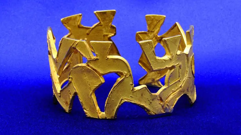 Alcuni dei gioielli in mostra al Vittoriale