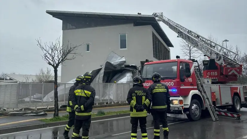 Consultorio di Roncadelle, copertura pericolante