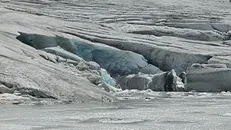 Lo scioglimento del ghiacciaio dell'Adamello - Foto © www.giornaledibrescia.it