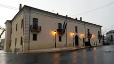Il Comune di Isola Capo Rizzuto, una delle zone interessate dalla scossa di magnitudo 5.1 che ha interessato la zona jonica tra le province di Catanzaro e Crotone, 5 aprile 2014. ANSA / CLEMENTE ANGOTTI
